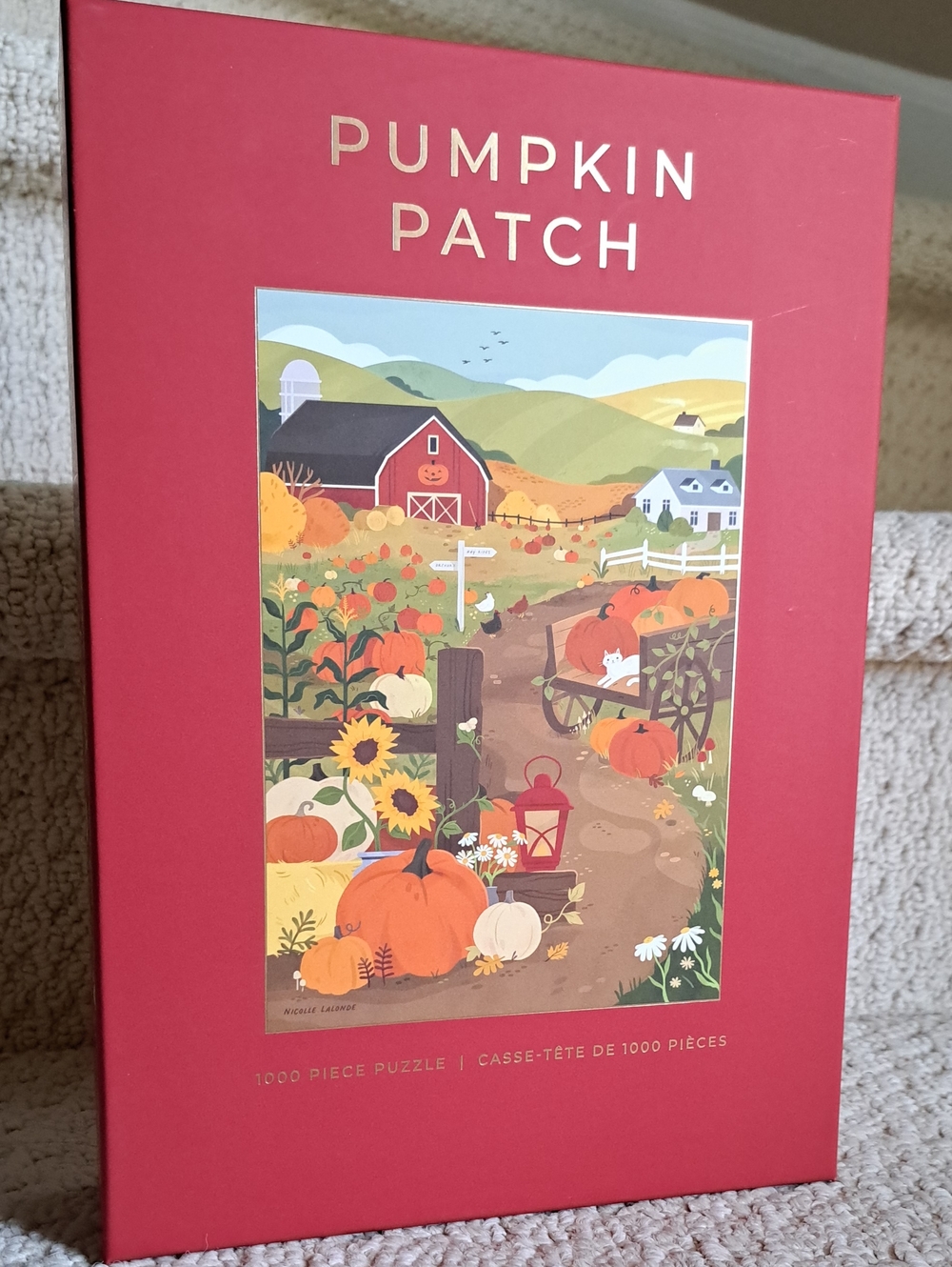 HOBBRY Pumpkin Patch 1000 Piece Jigsaw Puzzke. NEW!